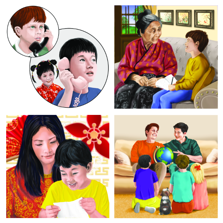 The Coat That Went to China Illustrations